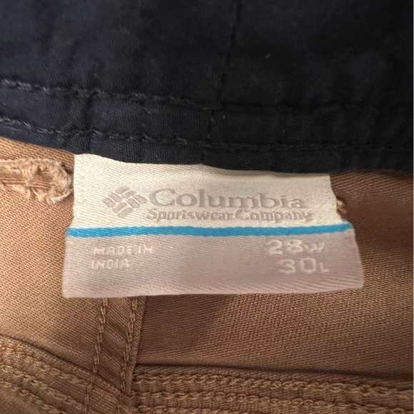 Columbia Men's Standard Ultimate ROC Flex Stretch Trail Hiking Pants Brown 28x30 - Picture 3 of 8